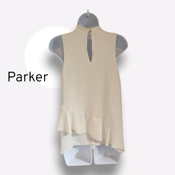𝅺PARKER 100% Silk Flowy Tank - Picture 1 of 6